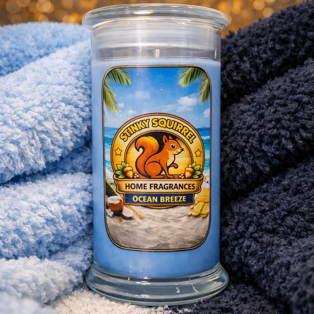 Ocean Breeze - Tall Vase Candle 430g