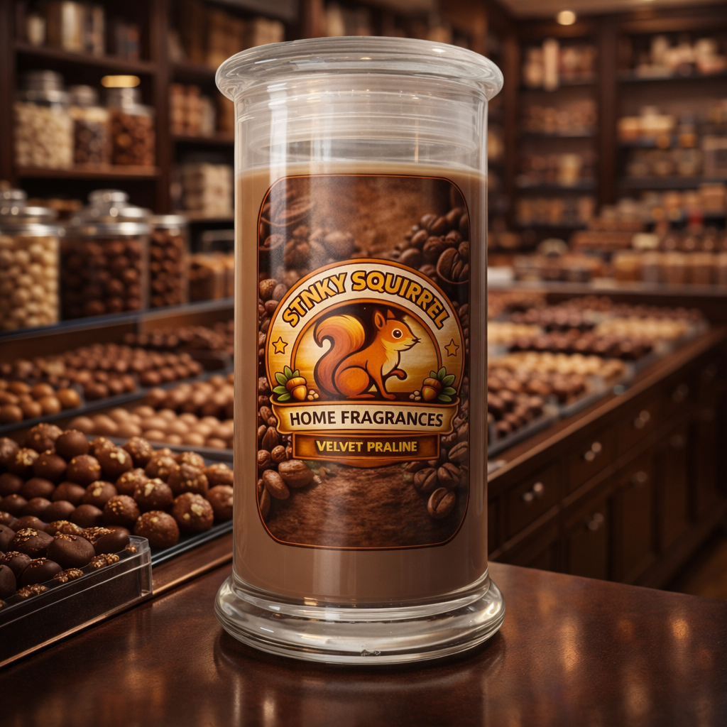 Velvet Praline - Tall Vase Candle 430g