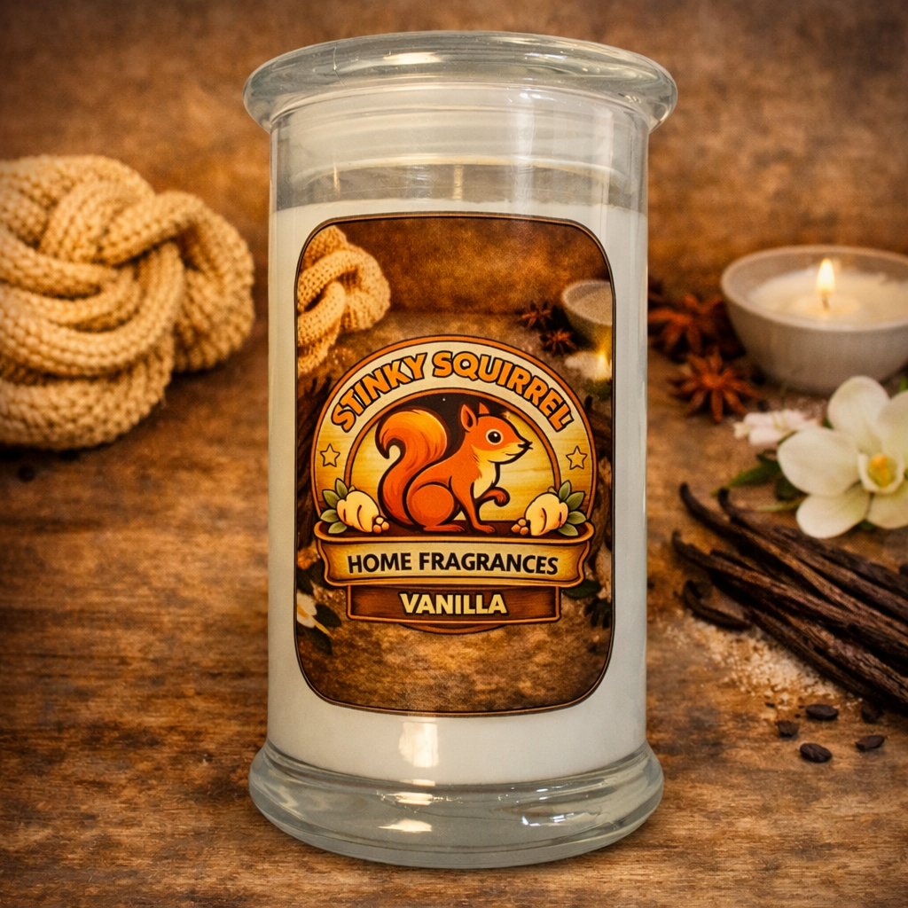 Vanilla - Tall Vase Candle 430g